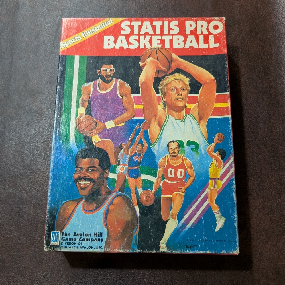 Statis Pro Basketball Board Game '88-89